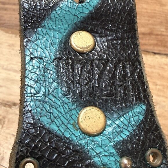 BALTAZAR Studded Rivets Rhinestone Western Belt 31.5\